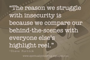 Why are we so concerned with our online "image?" Why do we worry about how it compares to others?